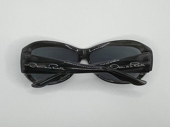 Vintage Y2K Oscar De La Renta Black Sunglasses - image 10