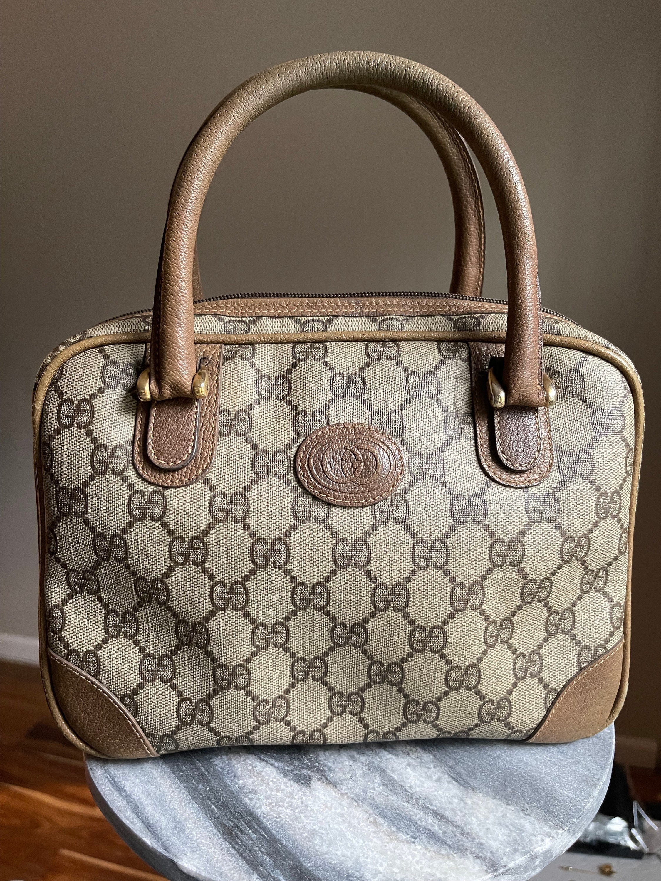 Gucci Monogram Supreme Small Joy Boston Bag – hk-vintage