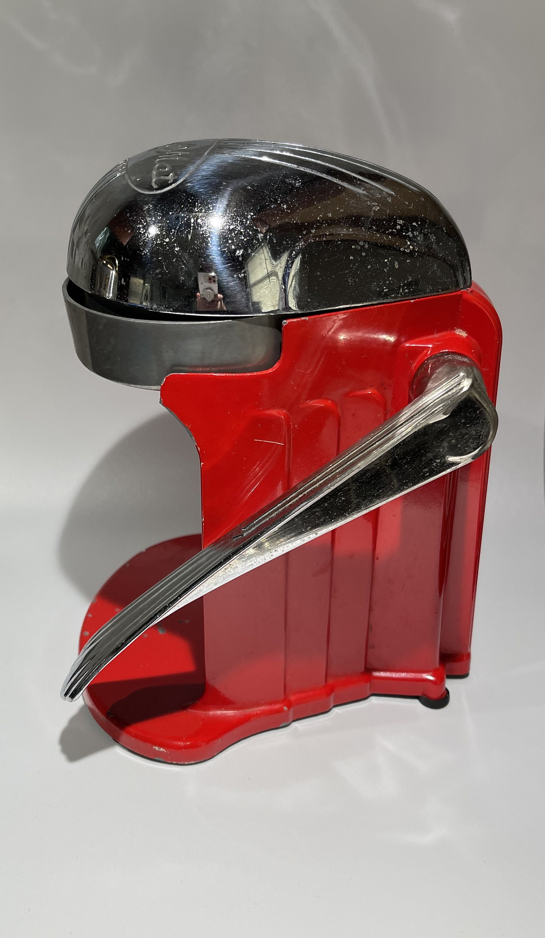 Vintage 1950s Juiceomat Juicer Red Chrome Citrus Press Art Etsy