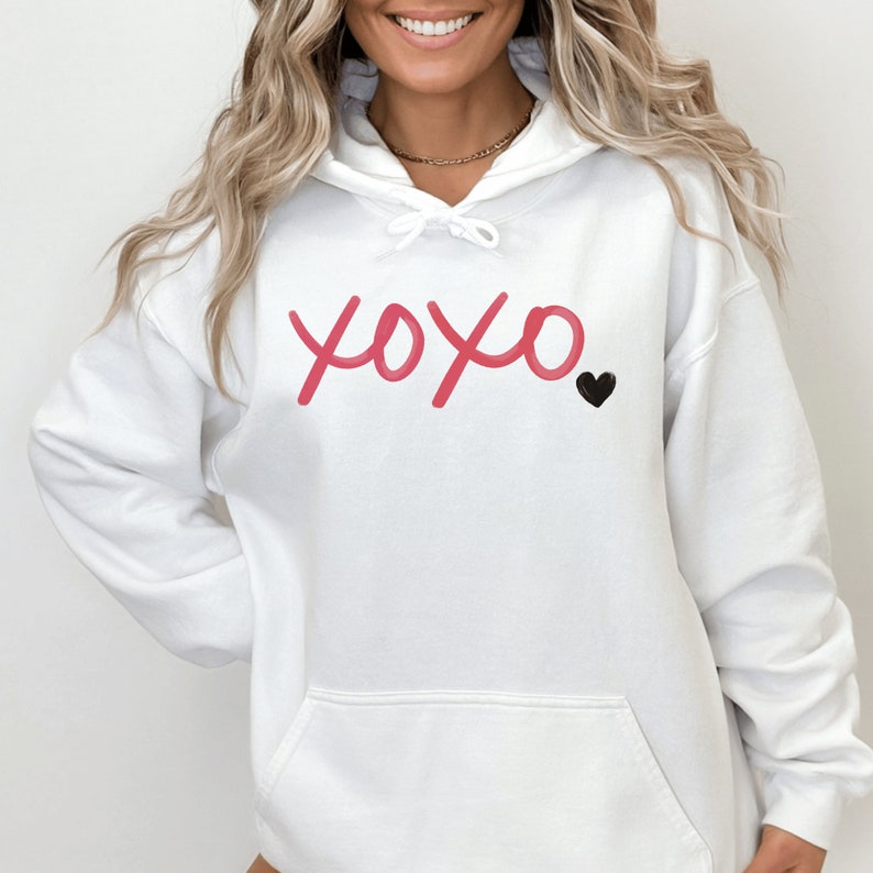 XOXO Embossed Heart Sweatshirt