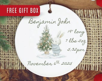 Baby Boy Ornament, Custom Baby Boy Christmas Ornament Personalized Baby Boy Keepsake Baby Boy First Christmas Ornament for Baby Boy Ornament