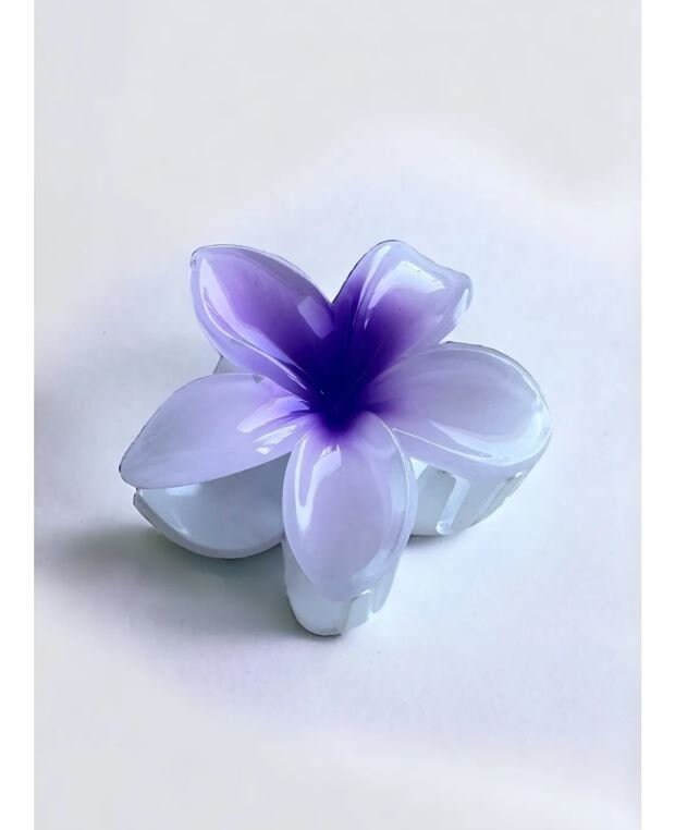 3 Pack Lotus Flower Hair Clips Tropical Flower Hair Claw Etsy