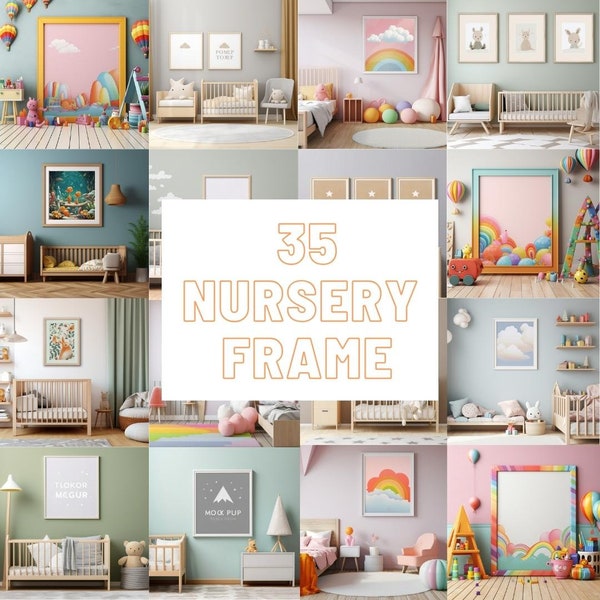 Nursery Framed Art Etsy