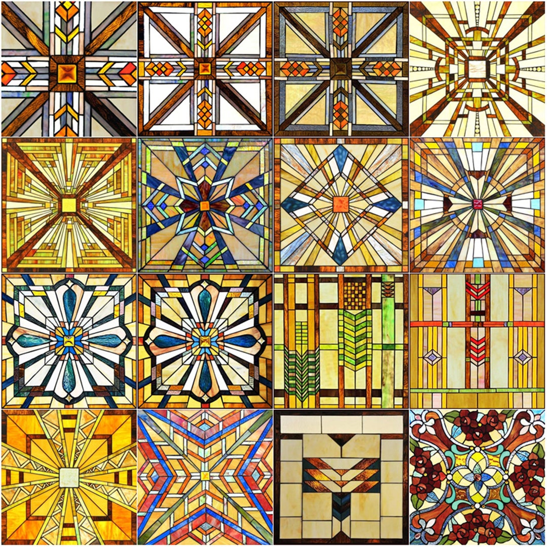 Custom Size Window Film Stained Glass Films Frosted Privacy Static