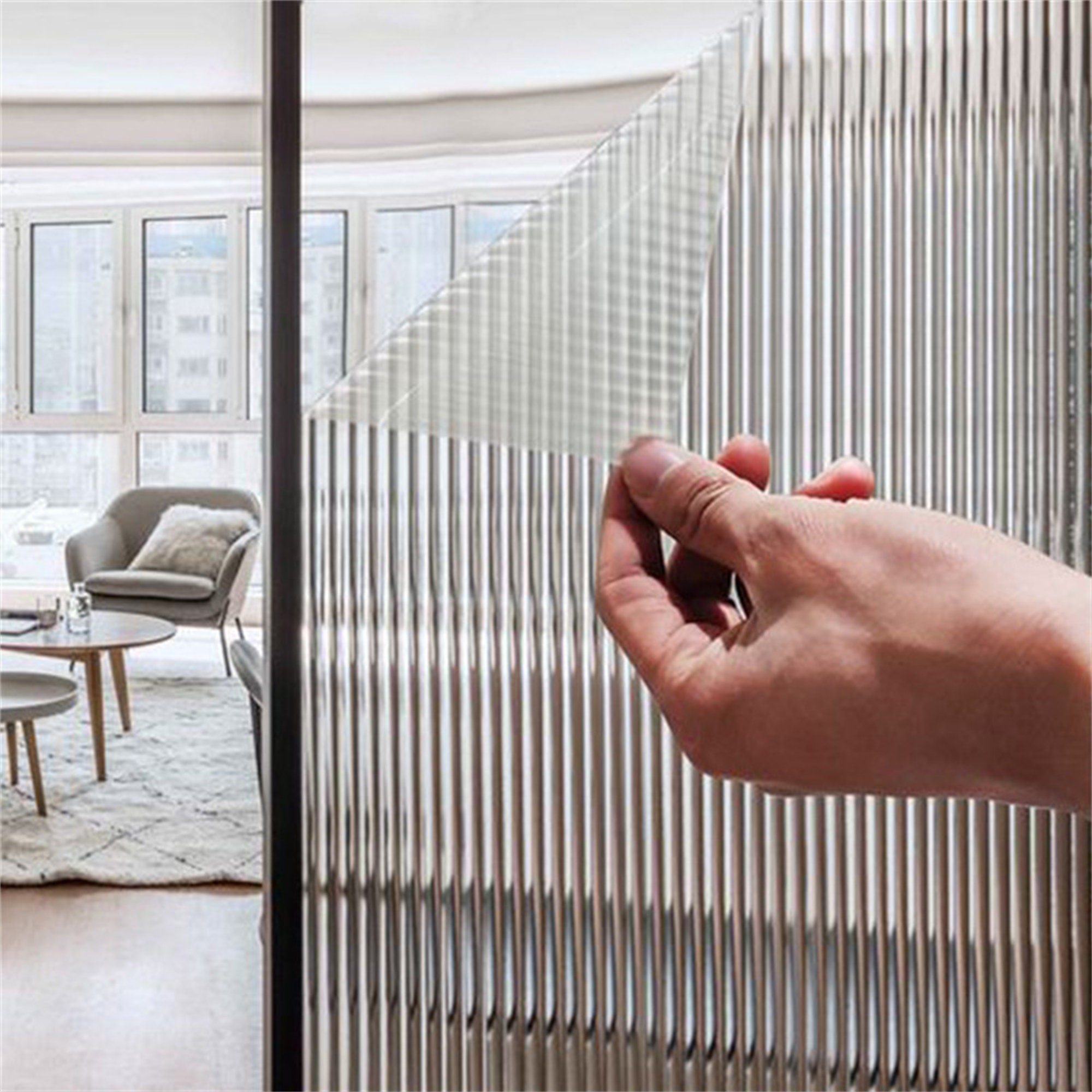 Bamboo Matte DIY Decorative Privacy Window Film