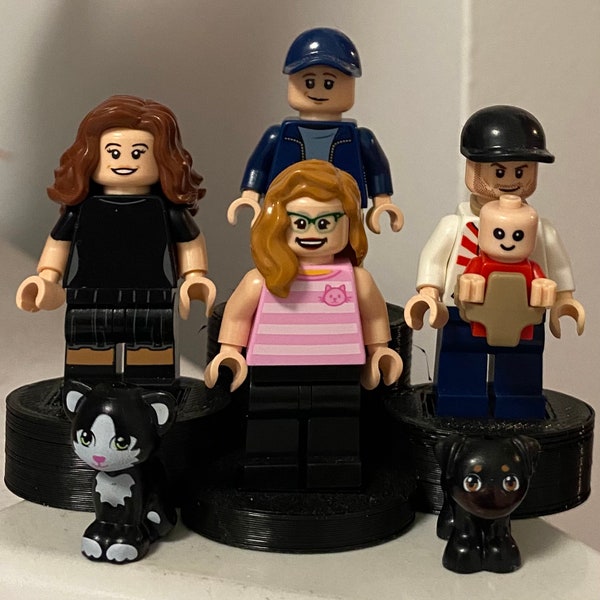 Custom Lego Minifigure Family- Made to Order