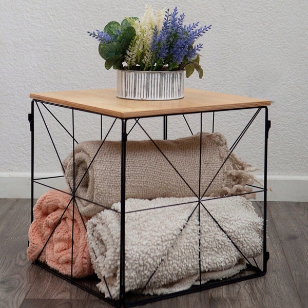 Nursery Side Table With Storage - Etsy