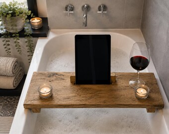 Rustic Bath Caddy Bath Bridge