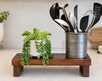 Rustic handmade Countertop Shelf