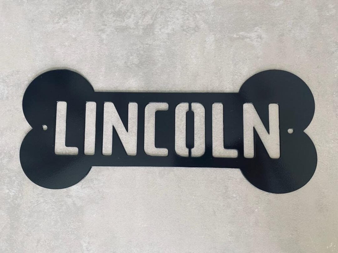 Pet Sign, Pet Name Sign, Pet Name Plate, Custom Dog Name Sign, Dog Bone