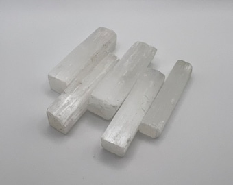 Bastone di selenite grezza