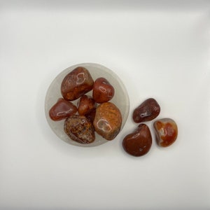 Carnelian polished large tumble
