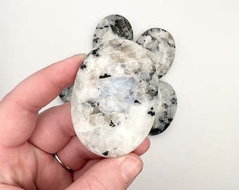 Moonstone polished palm stone