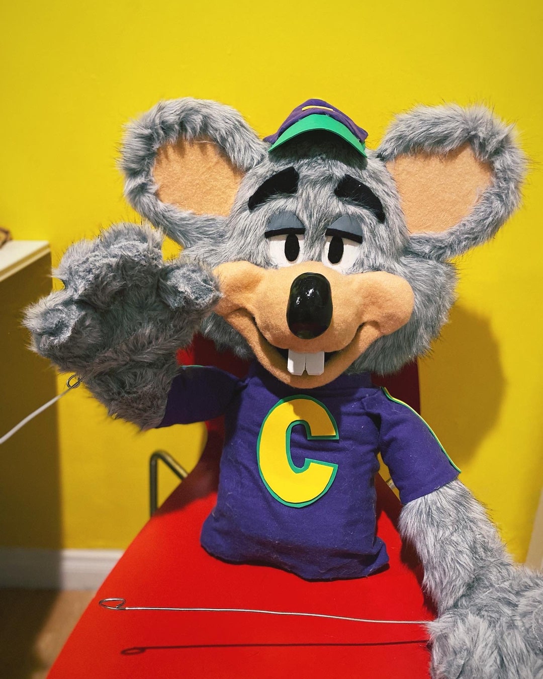 Chuck E. Cheese Puppet Etsy