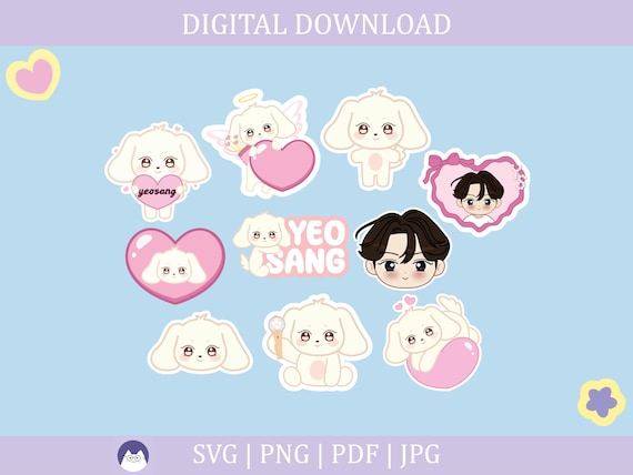 Yeosang Hetmongi Bundle | Ateez | Aniteez | Svg, Pdf, Png, Jpg