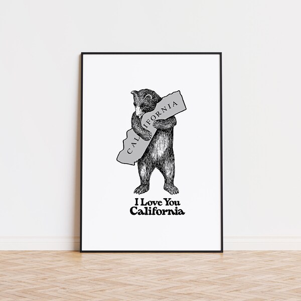 California Bear Art - Etsy