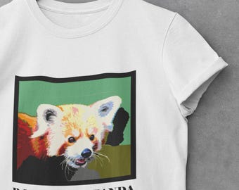 Red Panda: Youth 100% Cotton Short Sleeve T-Shirt - Endangered Species Series