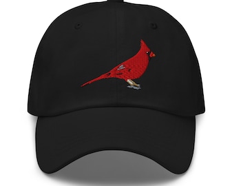 Cardinal: Embroidered Dad Cap, One size fits all