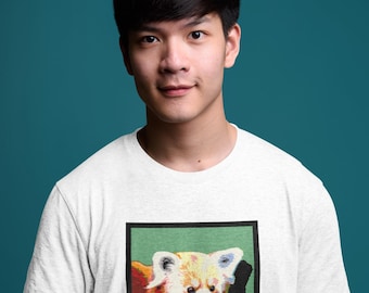 Red Panda: Youth 100% Cotton Short Sleeve T-Shirt - Endangered Species Series