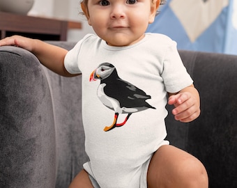 Puffin: Baby Jersey 100% cotton Onesie