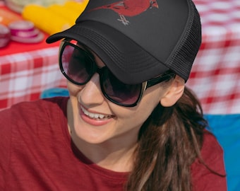 Cardinal: Embroidered Trucker Cap, One size fits all