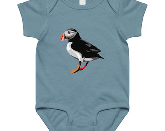 Puffin: Baby Jersey 100% cotton Onesie