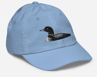 Loon - Gorra de béisbol juvenil bordada / ¡A los niños les encanta! / Disponible en 4 colores diferentes