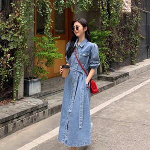 Casual store denim dress