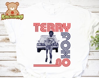 Terry Fox 80 Laufen Unisex T-shirt, Terry Fox Vintage Shirt, Terry Fox Unisex Shirt, Terry Fox Hoodie, Marathon-Shirt, Marathon Geschenk