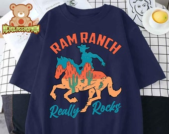 Ram Ranch Really Rocks Lyrics Unisex T-shirt, Grant MacDonald Shirt, Grant MacDonald Fan, Retro Cowboys Shirt, Cowgirls Shirt