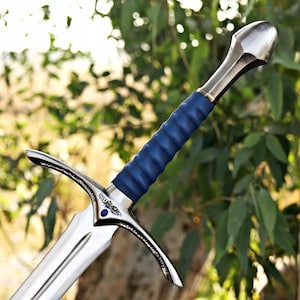 Handemade Glamdrin Sword of Gandolff, Hobbitt Sword Replica, Lord Of The Rinngs Sword W/Scabbard, Cosplay Sword, Medieval Sword Gift For Him