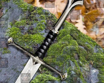 Custom Handmade Aragornn's Sword Tolkien-inspired Hand-forged Sword, Costume Sword, Home Decor Sword Cosplay, Anniversary & Birthday Gift