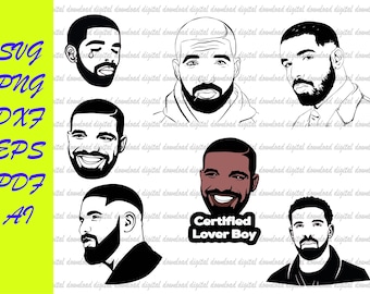 Drake Svg Bundle | Drake Stickers | Drake Brand & Logo | Drake SVG - PNG - DXF - Pdf - Eps - Jpg - Ai - Printing - Silhouette Files - Decal