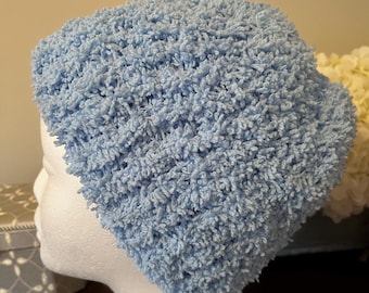 Baby Blue Knitted Hat