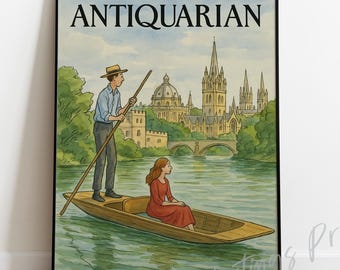 Oxford Gentleman Vintage Magazine Cover Art Print - New Yorker Style Collectible