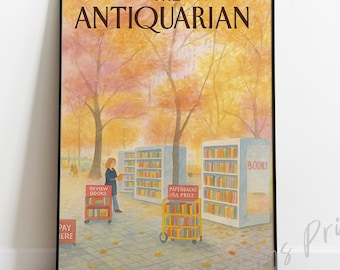 Vintage New Yorker Style Magazine Cover Print – Antiquarian Collectible