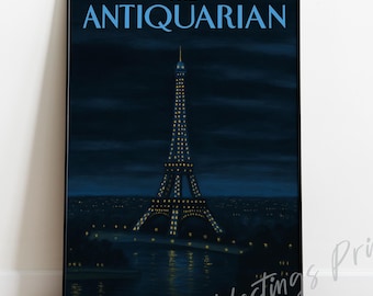Vintage Paris Print – New Yorker Style Magazine Cover