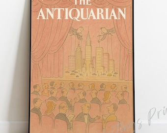 Impresión artística de portada de revista estilo New Yorker vintage - The Puppeteers