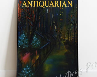 New Yorker Style Magazine Cover Print - Vintage Collectible Art