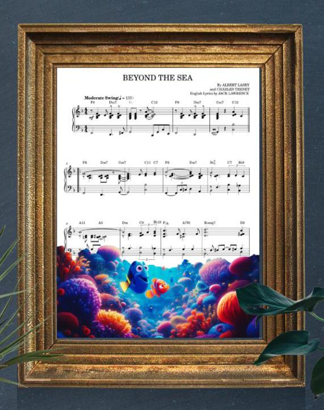 Finding Nemo Music Poster beyond The Sea Vintage Art Print Etsy finding-nemo-music-poster-beyond-the-sea-vintage-art-print-etsy