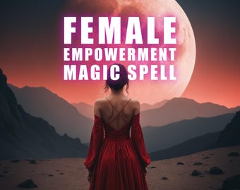 Personalized Female Empowerment Ritual Guide | Custom Sigil + Self-Led Feminine Power Practice | Digital PDF