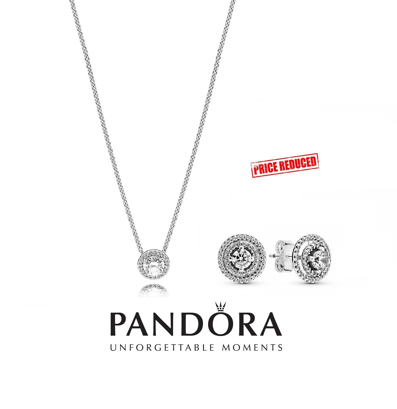 Pandora Moments U-shape Charm Pendant Necklace | Sterling silver | Pandora  US
