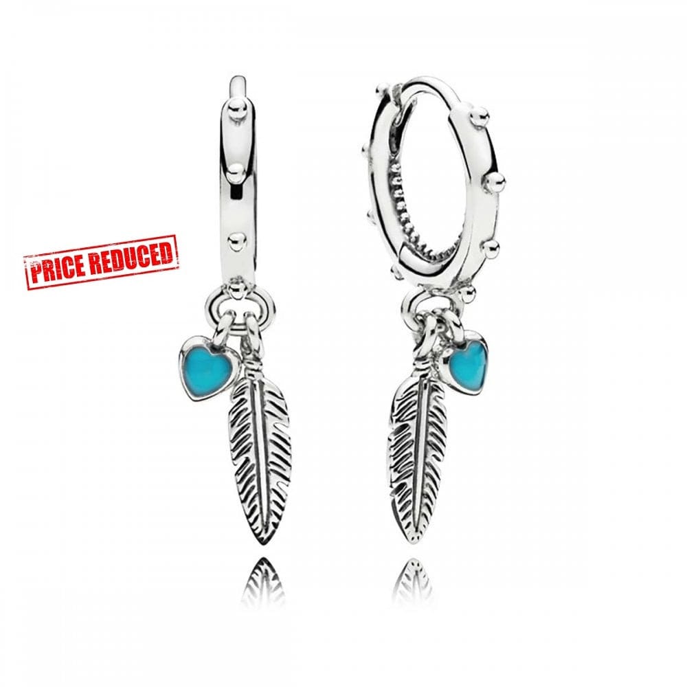 Feather earrings best sale pandora