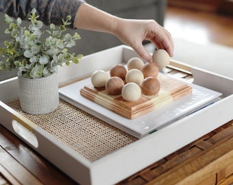 Tic tac toe board, Wooden Tic Tac Toe, Game for the family, Neutral Decor, Modern tabletop Game, Modern Game for decor, Housewarming Gift