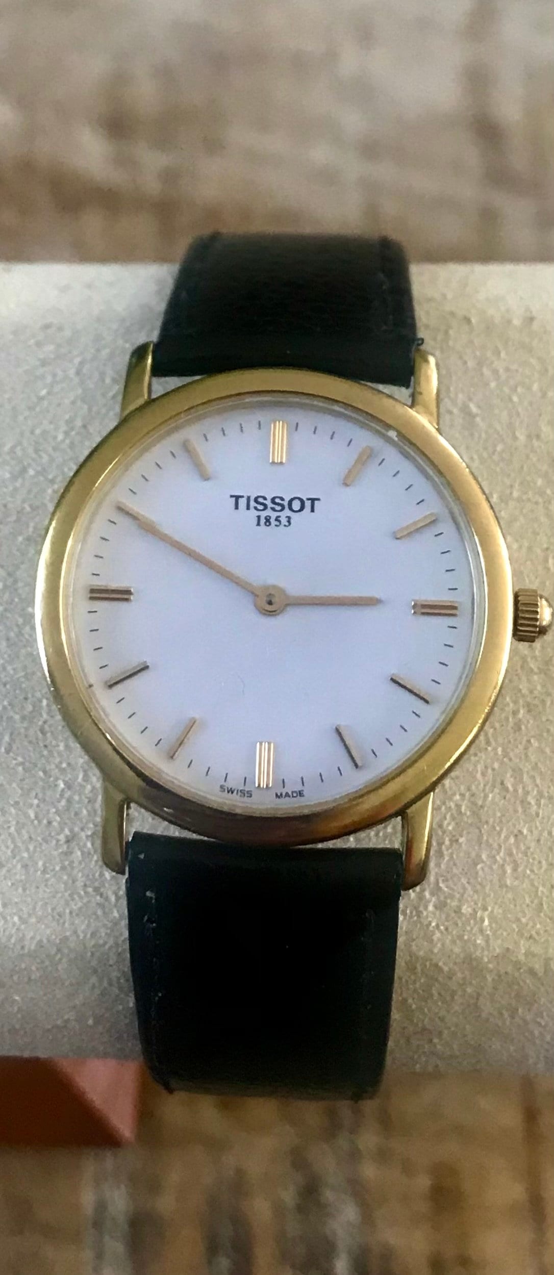 Vintage Tissot 1853 1990 s C276K Swiss Made Quartz Gold Plated GWO