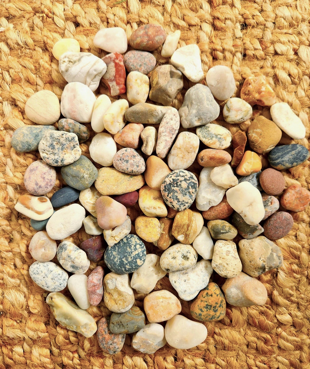 Small Raw Untumbled Beautiful Mix of Natural Great Lakes Rocks / Stones ...