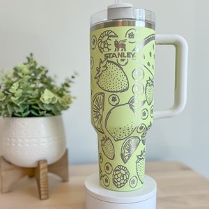 Mandala Custom Stanley Adventure Quencher 40 oz tumbler – Etch and