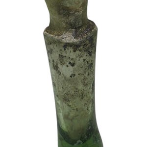 希少なアンティーク古代グリーンローマガラスボトル香水、オイル、薬、化粧品容器容器ホームデコレーションコレクションコレクターズヴィンテージAr