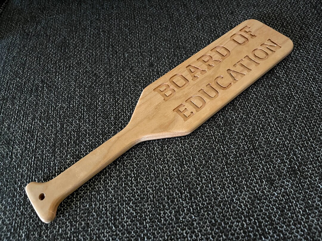 Board of Education Paddle cherry Wood Etsy