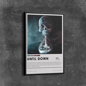 Until Dawn Game Wall Art Poster, Canvas , All Size Canvas, Game Canvas, Game room decor,  Badoom decor